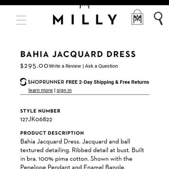 Milly Bahia Jacquard Green Knit Floral Baubles Fairycore Midi Tank Dress LG - Picture 15 of 15